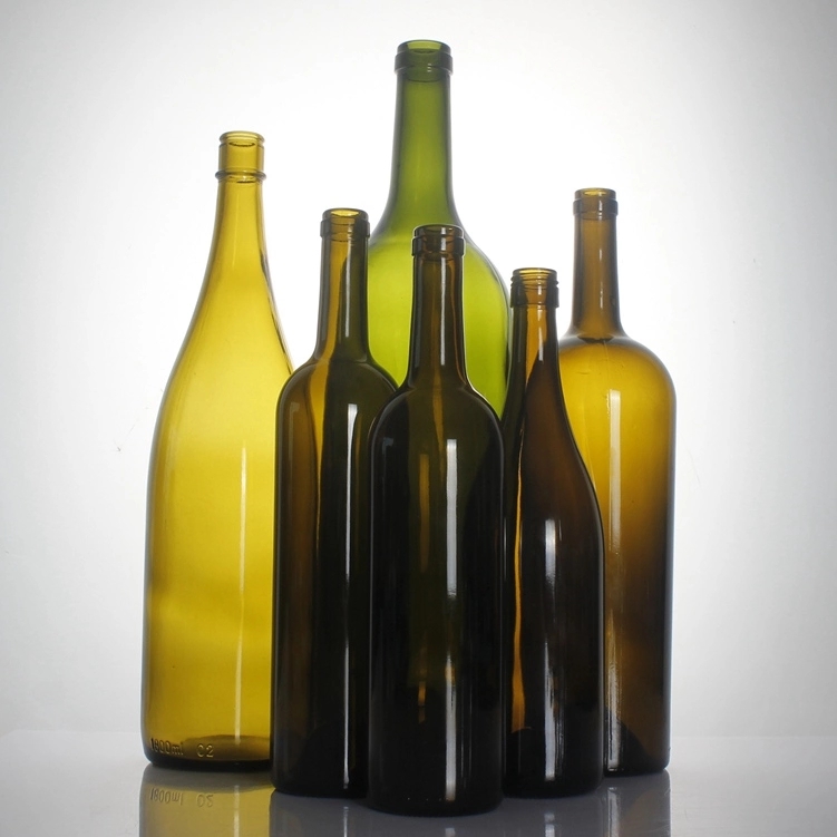 Weinflasche aus Glas