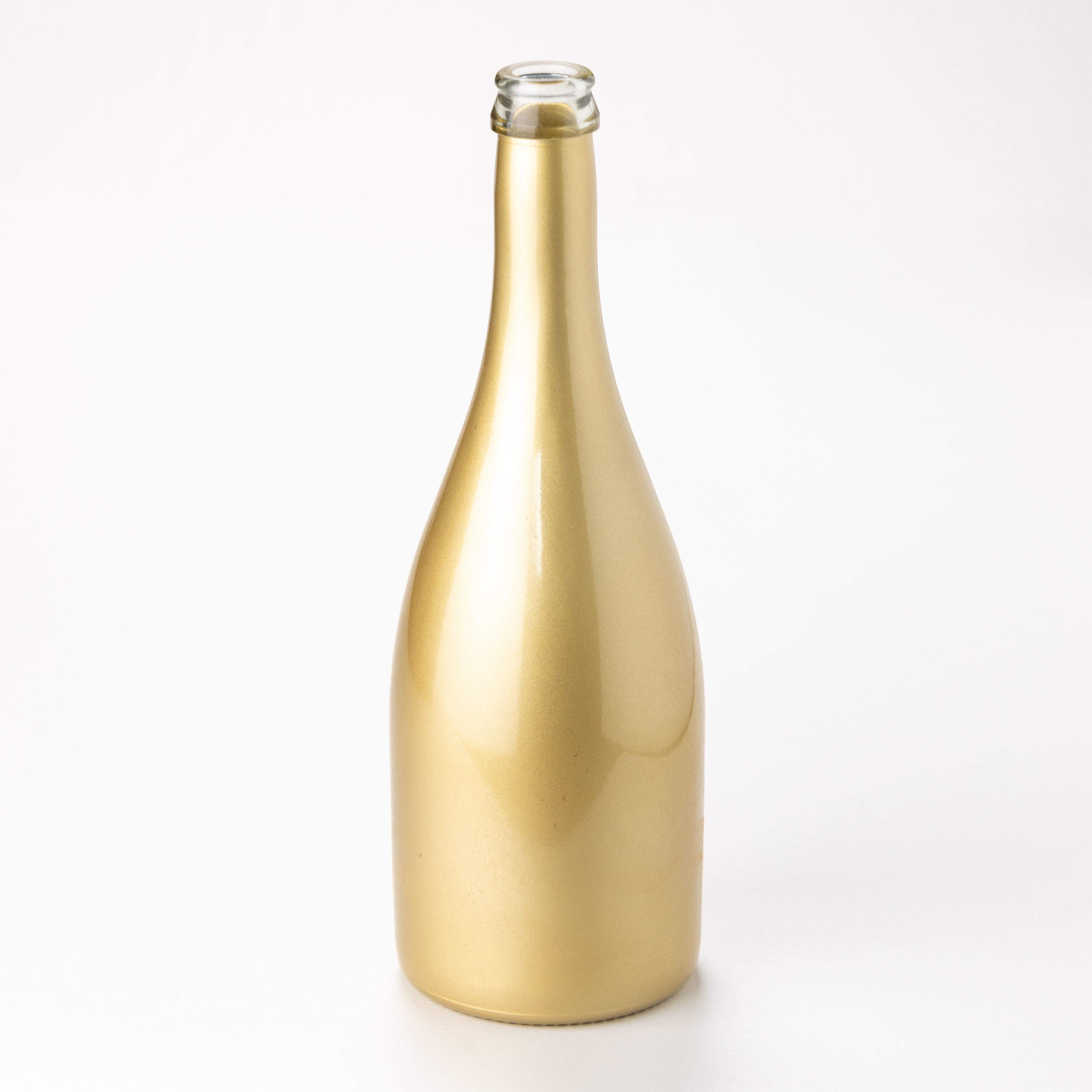 Electroplated golden bottles